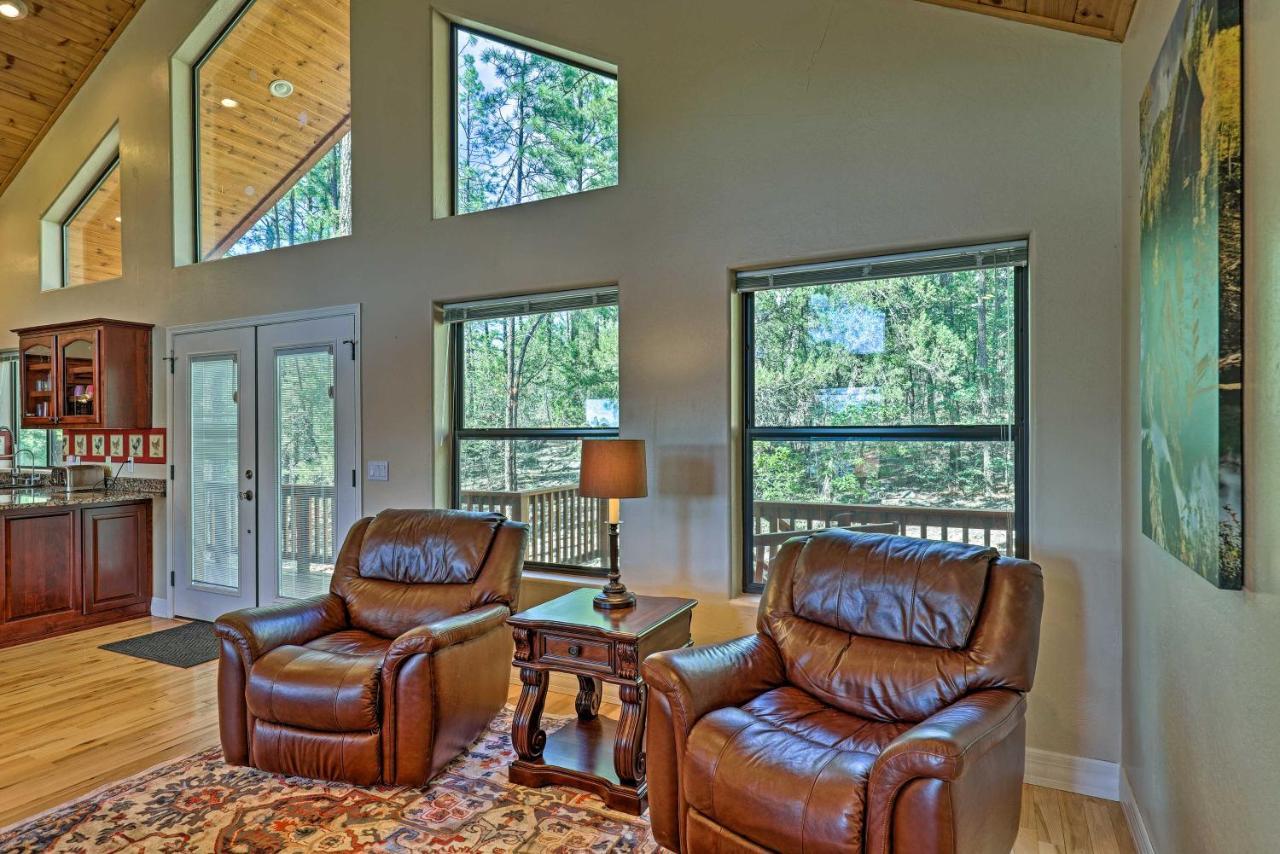 Serene Lakeside Cabin With Decks And Edler Lake Views! Pinetop-Lakeside Ngoại thất bức ảnh