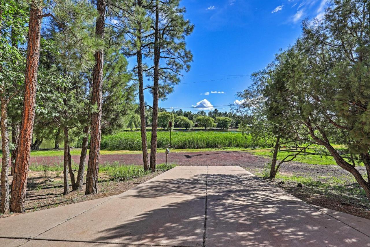 Serene Lakeside Cabin With Decks And Edler Lake Views! Pinetop-Lakeside Ngoại thất bức ảnh